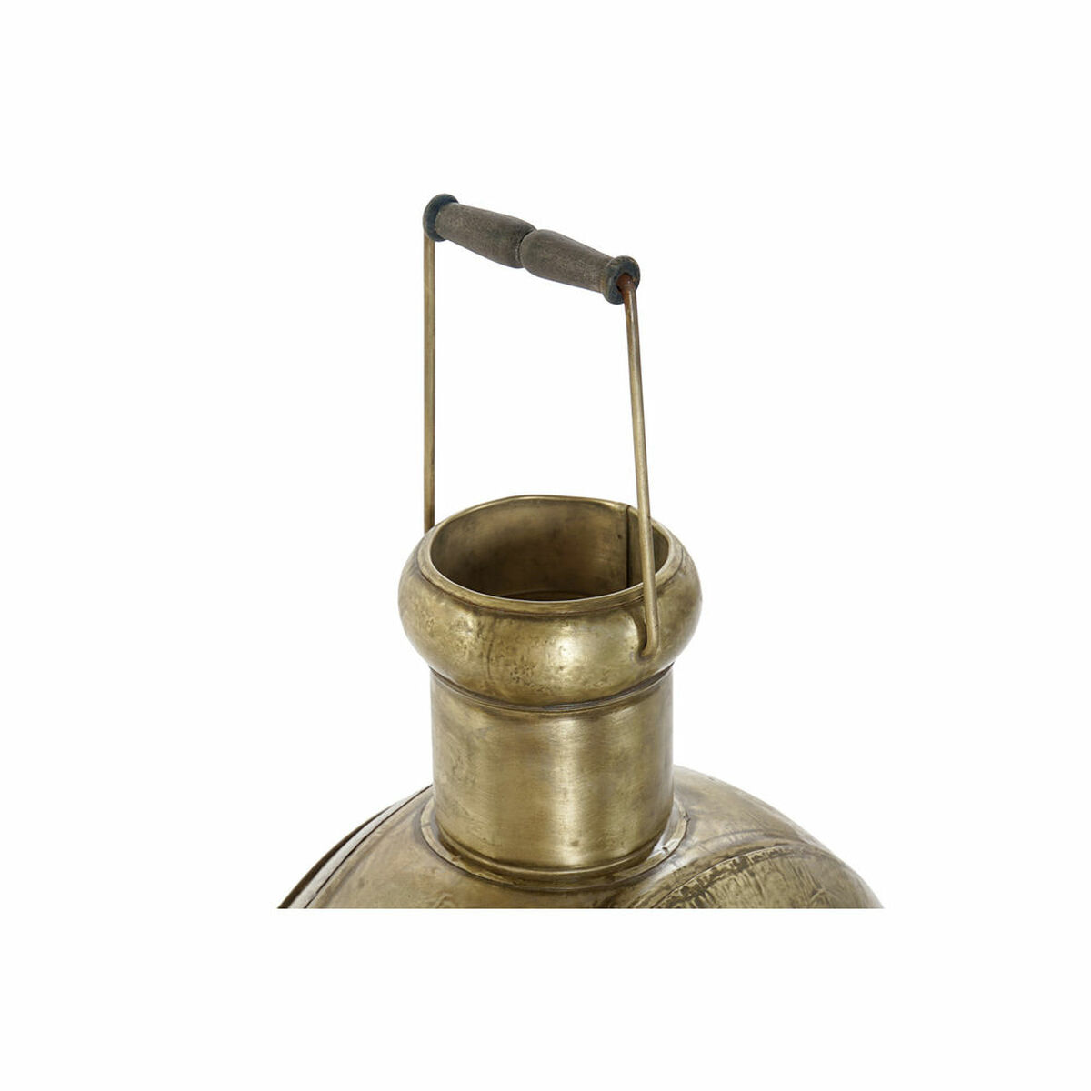 Lantern DKD Home Decor Golden Metal Aluminium Crystal 37 x 20 x 56 cm